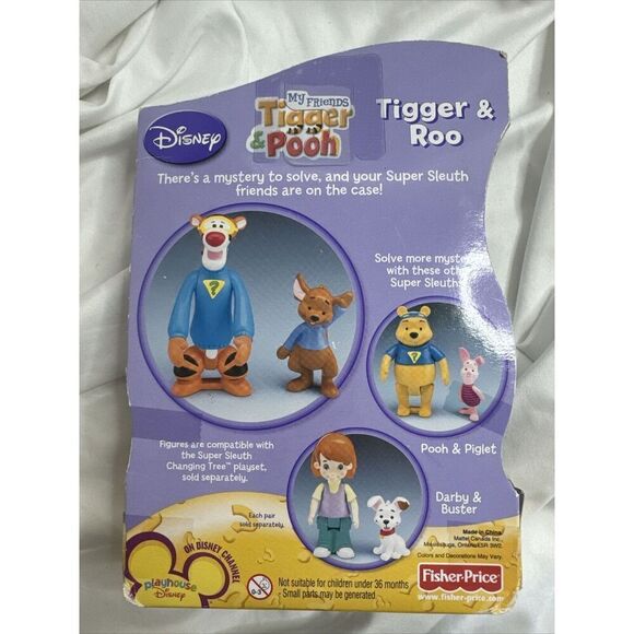 Fisher Price Disney My Friends 2008 Tigger & Roo, New - Picture 2 of 2